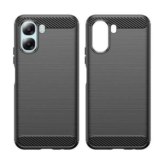 Puzdro pre Oppo A6x 4G / A6x, Techsuit, Carbon, Čierne