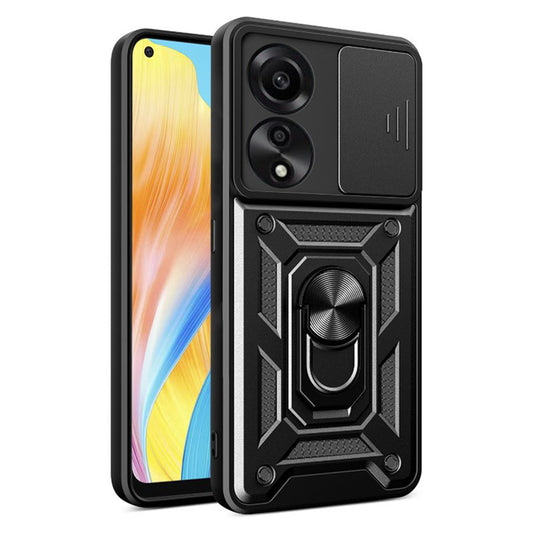 Puzdro pre Oppo A78 4G, Techsuit, CamShield, Čierne