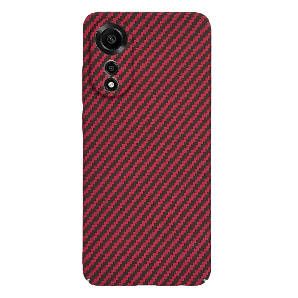 Puzdro pre Oppo A78 4G, Techsuit, Carbonite FiberShell, červené