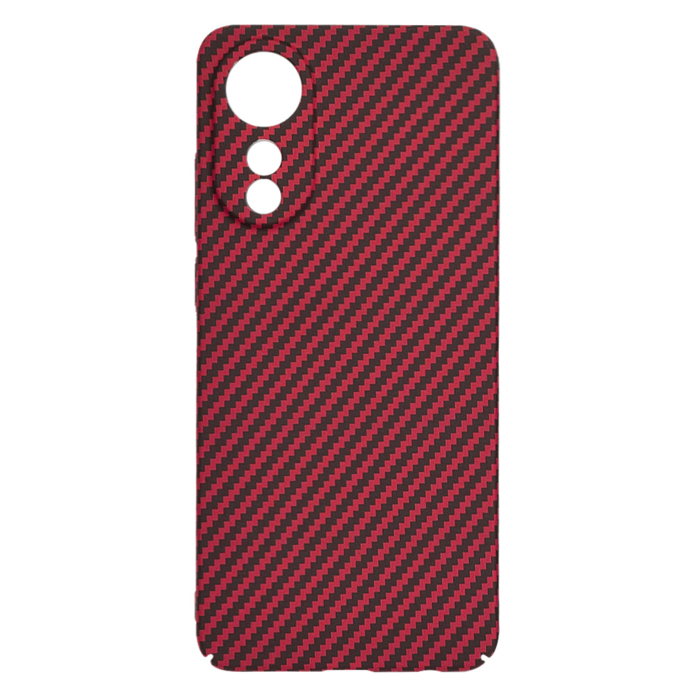 Puzdro pre Oppo A78 4G, Techsuit, Carbonite FiberShell, červené