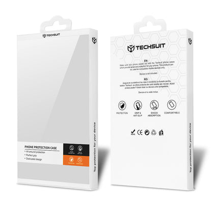 Case for Oppo A78 4G, Techsuit, Carbonite FiberShell, Turquoise
