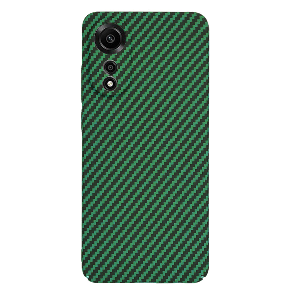 Case for Oppo A78 4G, Techsuit, Carbonite FiberShell, Green