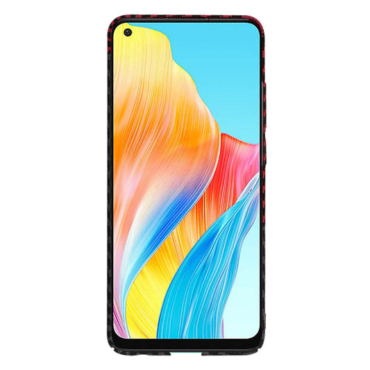 Puzdro na Oppo A78 4G, Techsuit, Carbonite FiberShell, Čierna Červená