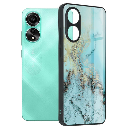 Obal na Oppo A78 4G, Techsuit, Glaze, modrý