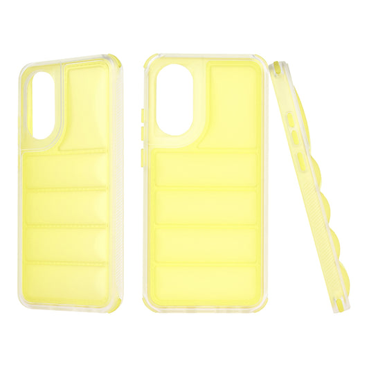 Puzdro pre Oppo A78 4G, Techsuit, Wave Shield, žlté