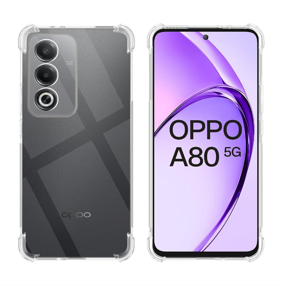 Obal na Oppo A80, Techsuit, Odolný proti nárazom, Priehľadný