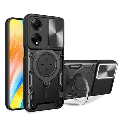Puzdro na Oppo A98, Techsuit, CamGuard Pro, Čierne