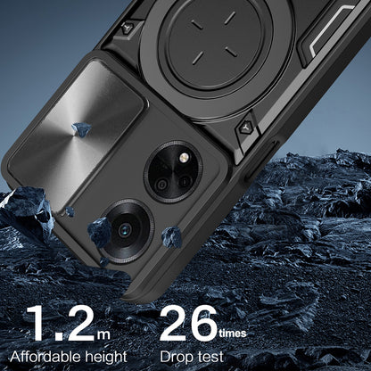 Puzdro na Oppo A98, Techsuit, CamGuard Pro, Čierne
