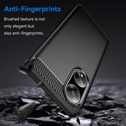 Puzdro pre Oppo A98, Techsuit, Carbon, Čierne