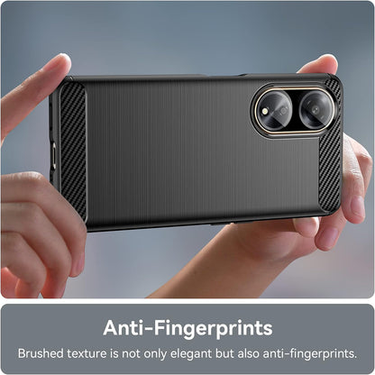 Puzdro pre Oppo A98, Techsuit, Carbon, Čierne