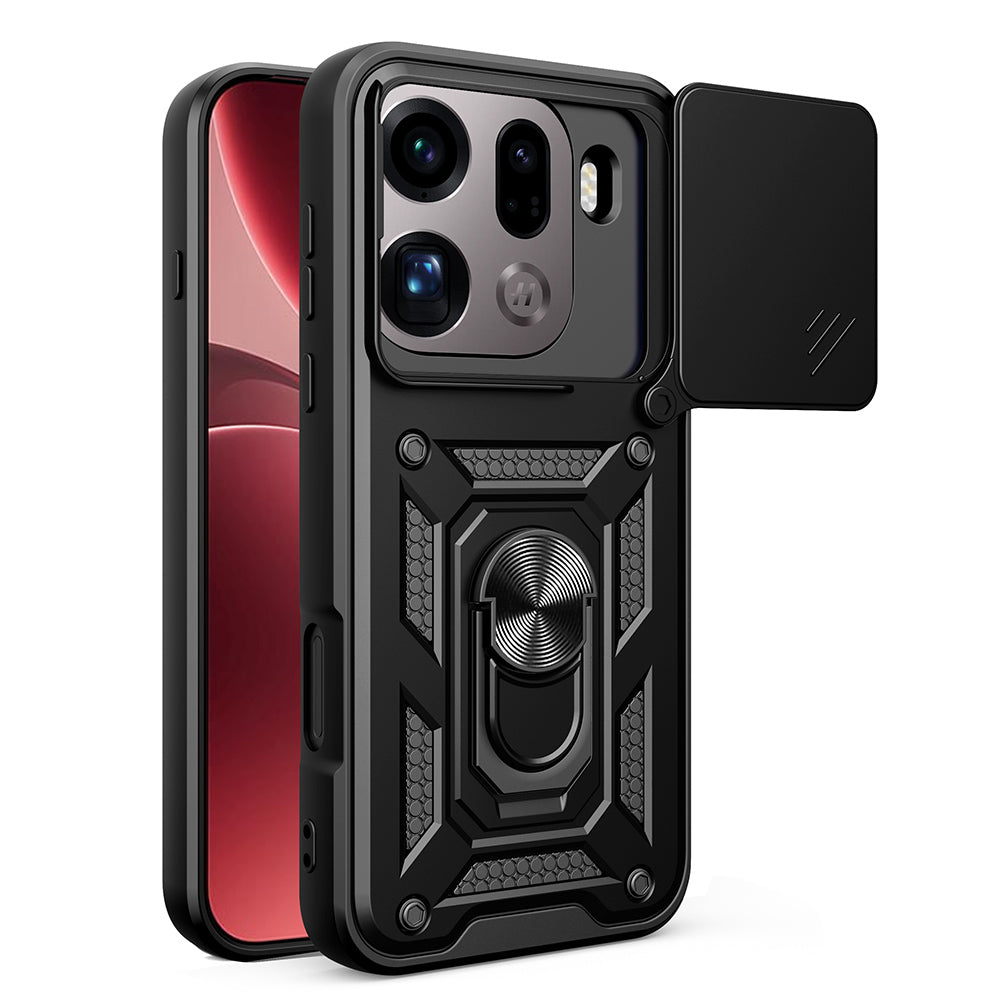 Puzdro pre Oppo Find X9 Pro, Techsuit, CamShield, Čierne