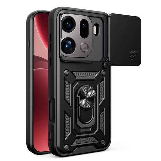 Puzdro pre Oppo Find X9 Pro, Techsuit, CamShield, Čierne