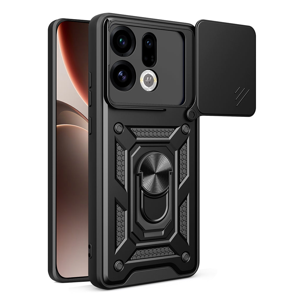 Puzdro pre Oppo Find X9, Techsuit, CamShield, Čierne