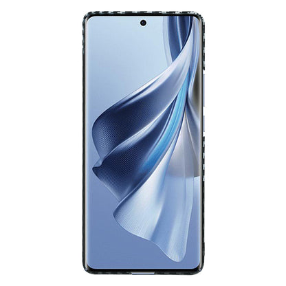 Puzdro pre Oppo Reno10 / Reno10 Pro, Techsuit, Carbonite FiberShell, Čierna Sivá