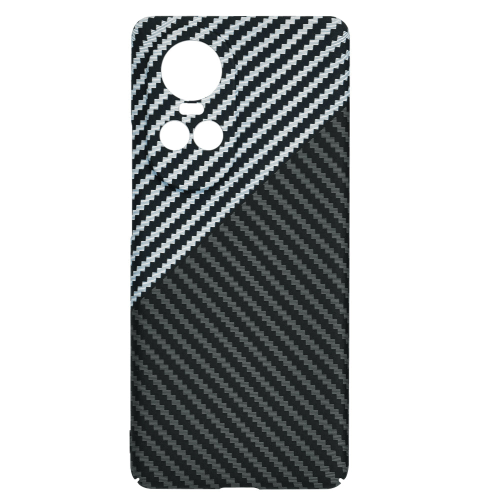 Puzdro pre Oppo Reno10 / Reno10 Pro, Techsuit, Carbonite FiberShell, Čierna Sivá