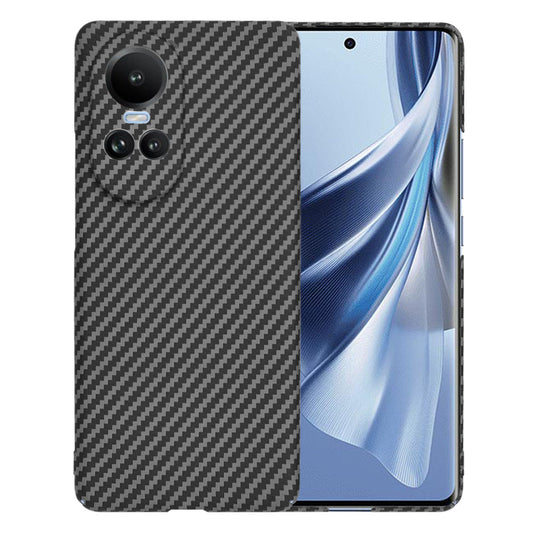 Puzdro pre Oppo Reno10 / Reno10 Pro, Techsuit, Carbonite FiberShell, Čierne