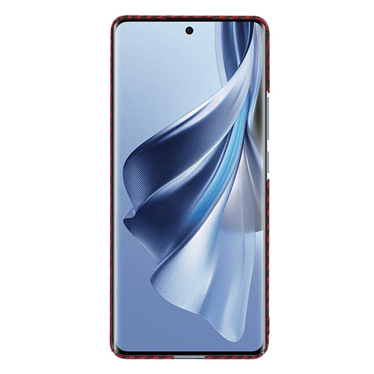 Puzdro pre Oppo Reno10 / Reno10 Pro, Techsuit, Carbonite FiberShell, Červené