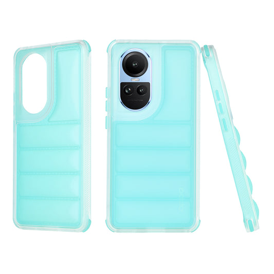 Obal na Oppo Reno10 / Reno10 Pro, Techsuit, Wave Shield, Tyrkysový
