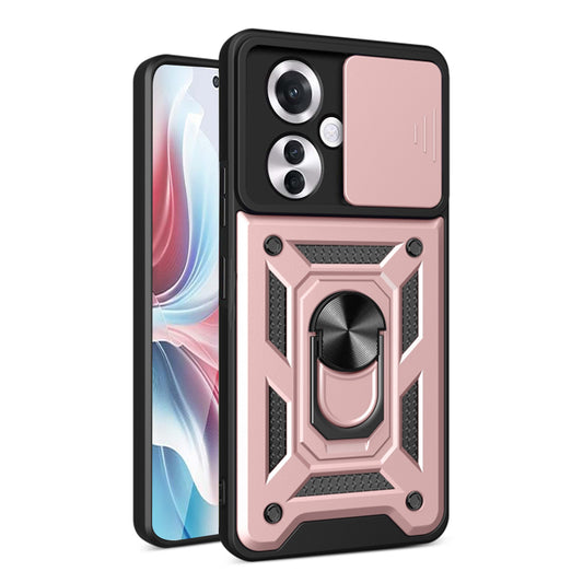 Puzdro na Oppo Reno11 F, Techsuit, CamShield, Ružové