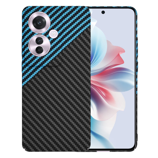 Puzdro pre Oppo Reno11 F, Techsuit, Carbonite FiberShell, Čierna Bleu