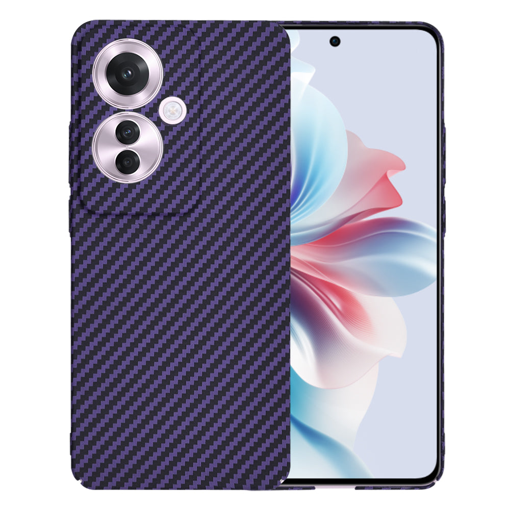 Puzdro pre Oppo Reno11 F, Techsuit, Carbonite FiberShell, Fialová