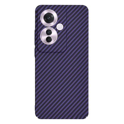 Puzdro pre Oppo Reno11 F, Techsuit, Carbonite FiberShell, Fialová