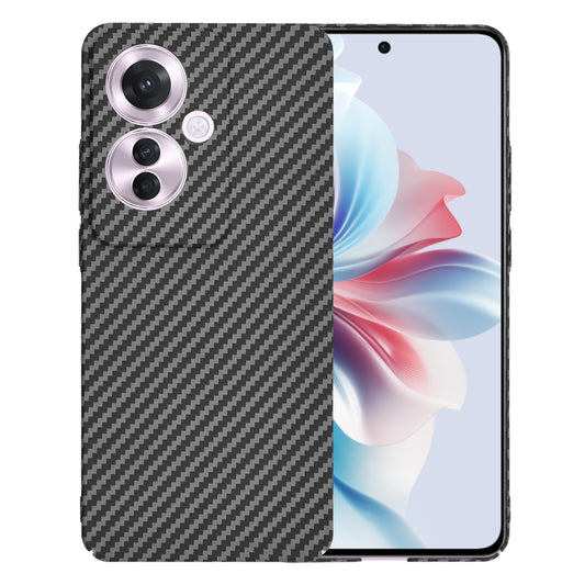 Puzdro pre Oppo Reno11 F, Techsuit, Carbonite FiberShell, Čierne
