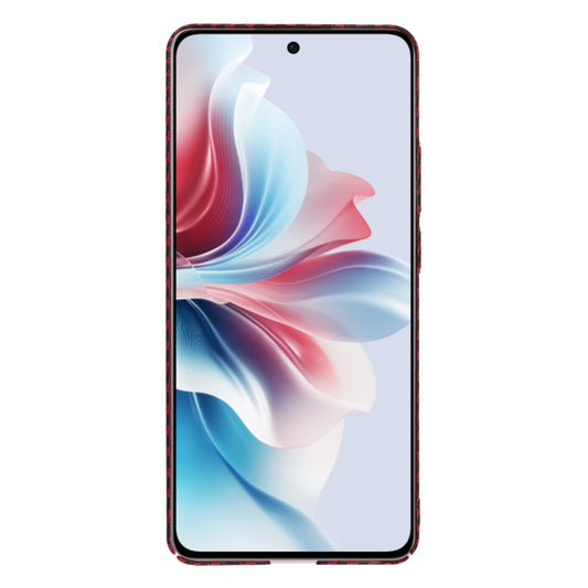Puzdro pre Oppo Reno11 F, Techsuit, Carbonite FiberShell, Červené