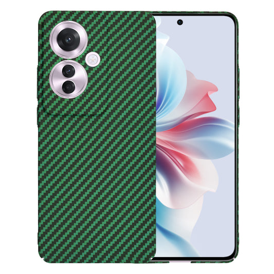 Puzdro pre Oppo Reno11 F, Techsuit, Carbonite FiberShell, Zelené