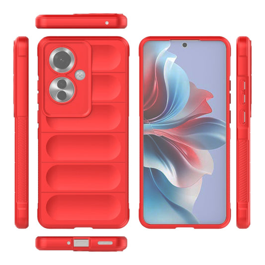 Puzdro pre Oppo Reno11 F, Techsuit, Magic Shield, červené