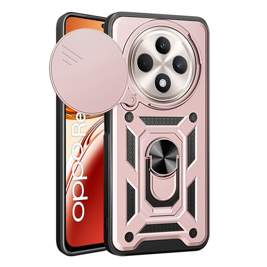 Puzdro pre Oppo Reno12 FS 5G / Reno12 FS 4G / Reno12 F 4G / Reno12 F, Techsuit, CamShield, Ružové
