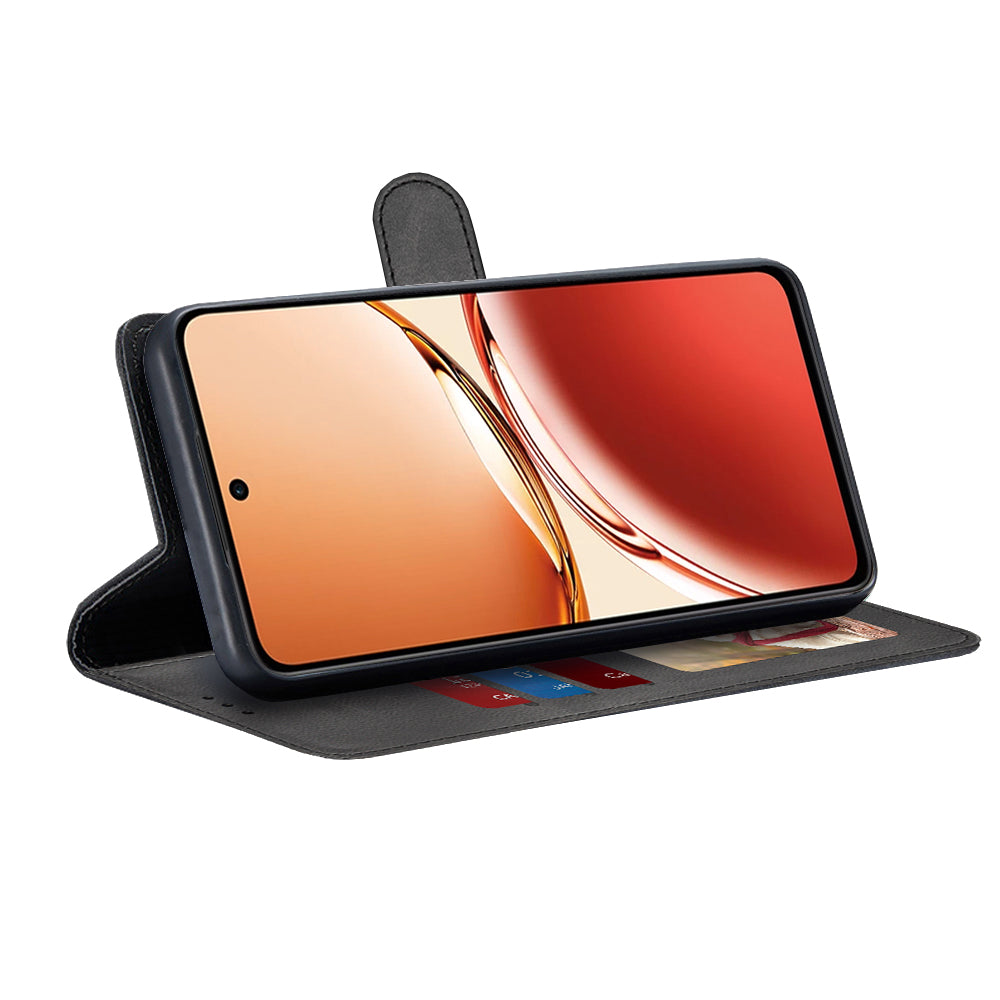 Obal na Oppo Reno12 FS 5G / Reno12 FS 4G / Reno12 F 4G / Reno12 F, Techsuit, Diary Book, čierny