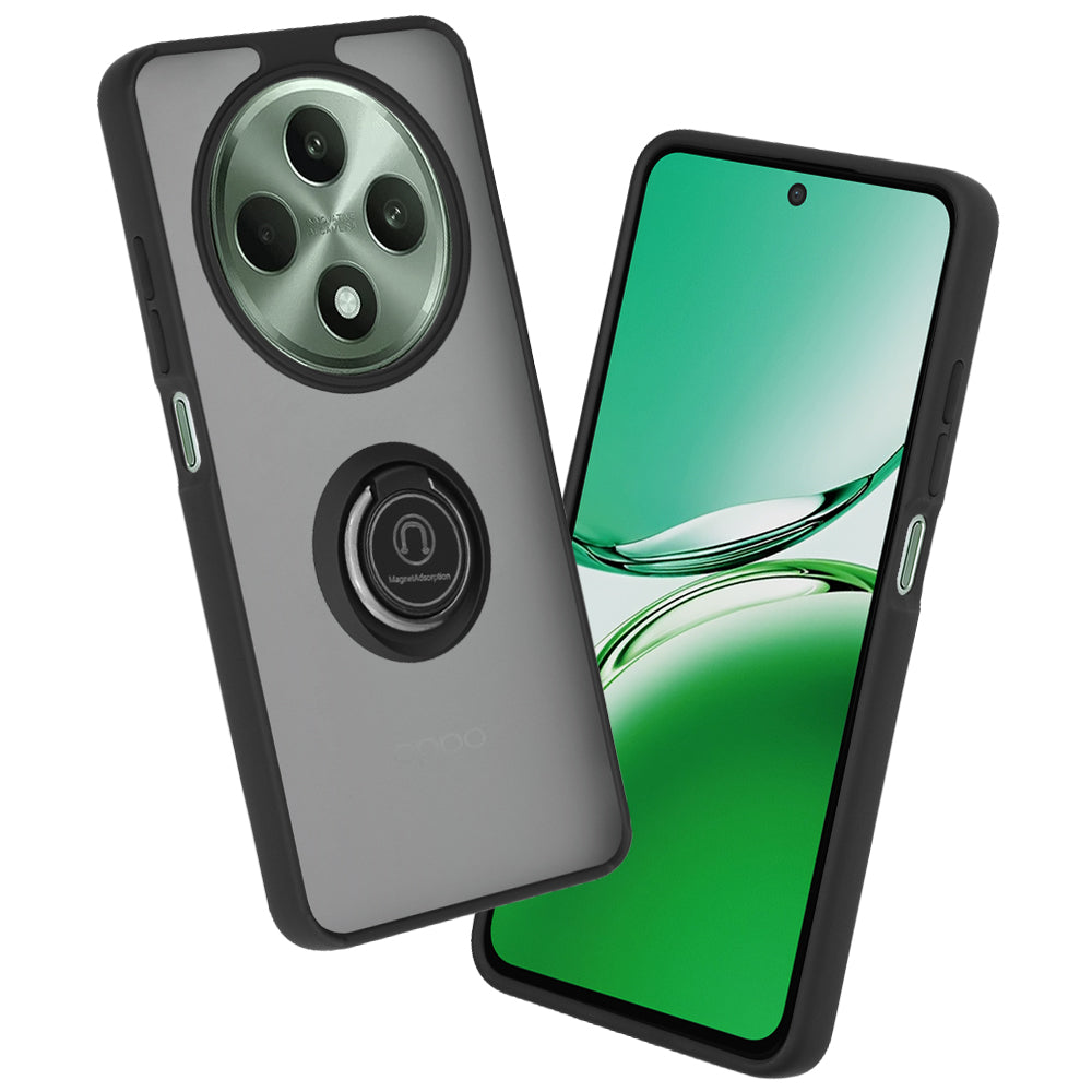 Puzdro pre Oppo Reno12 FS 5G / Reno12 FS 4G / Reno12 F 4G / Reno12 F, Techsuit, Glinth, Čierna