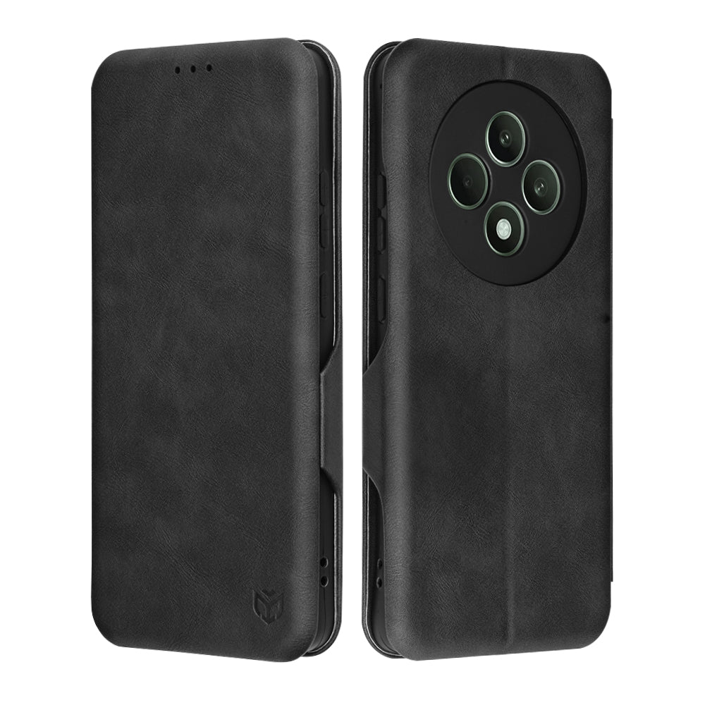 Puzdro pre Oppo Reno12 FS 5G / Reno12 FS 4G / Reno12 F 4G / Reno12 F, Techsuit, Safe Wallet Plus, Čierne