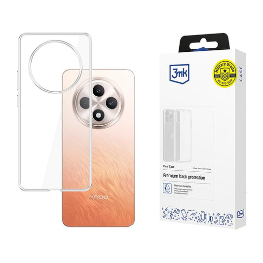 Puzdro pre Oppo Reno12 FS 5G / Reno12 FS 4G / Reno12 F 4G / Reno12 F, 3MK, Priehľadné, Transparentné