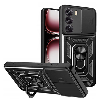 Puzdro pre Oppo Reno12 Pro, Techsuit, CamShield, Čierne