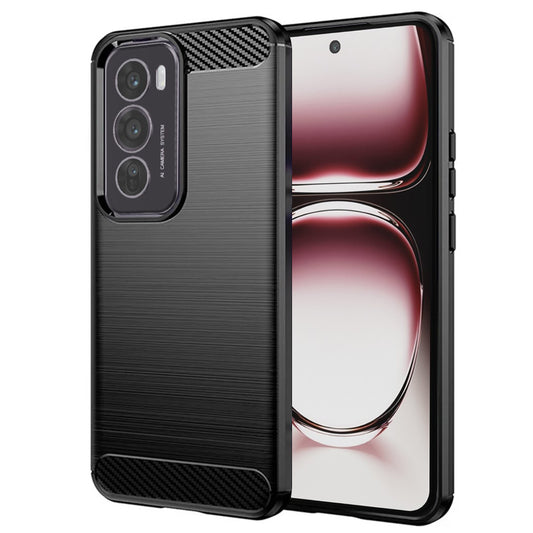 Puzdro pre Oppo Reno12 Pro, Techsuit, Karbón, Čierne