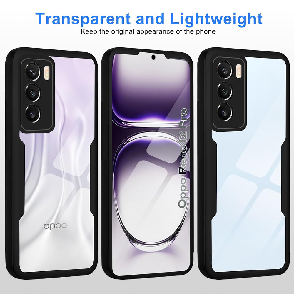 Obal na Oppo Reno12 Pro, Techsuit, ColorVerse 360, čierny