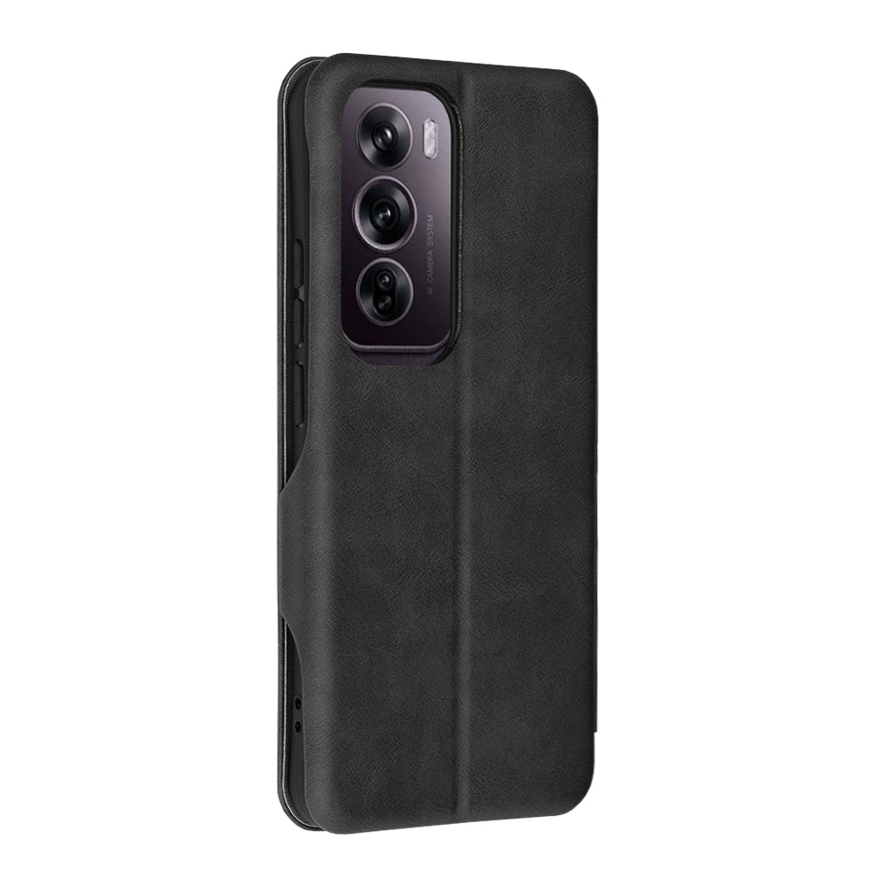 Puzdro pre Oppo Reno12 Pro, Techsuit, Safe Wallet Plus, Čierne