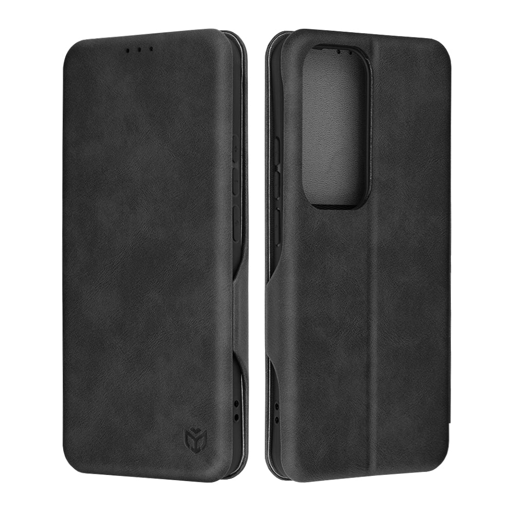 Puzdro pre Oppo Reno12 Pro, Techsuit, Safe Wallet Plus, Čierne