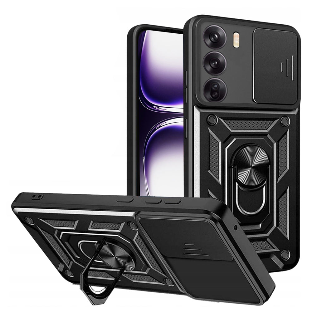 Case for Oppo Reno12, Techsuit, CamShield, Black