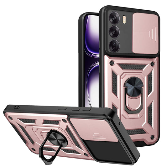 Puzdro pre Oppo Reno12, Techsuit, CamShield, Ružové