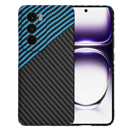 Puzdro pre Oppo Reno12, Techsuit, Carbonite FiberShell, Čierna Bleu