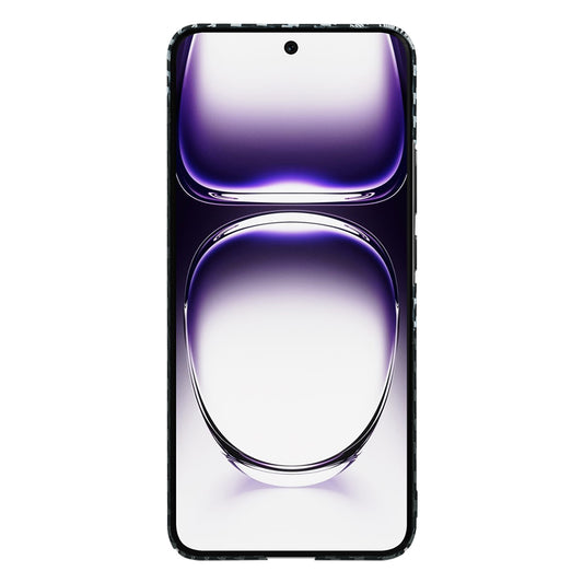 Puzdro pre Oppo Reno12, Techsuit, Carbonite FiberShell, Čierna Sivá
