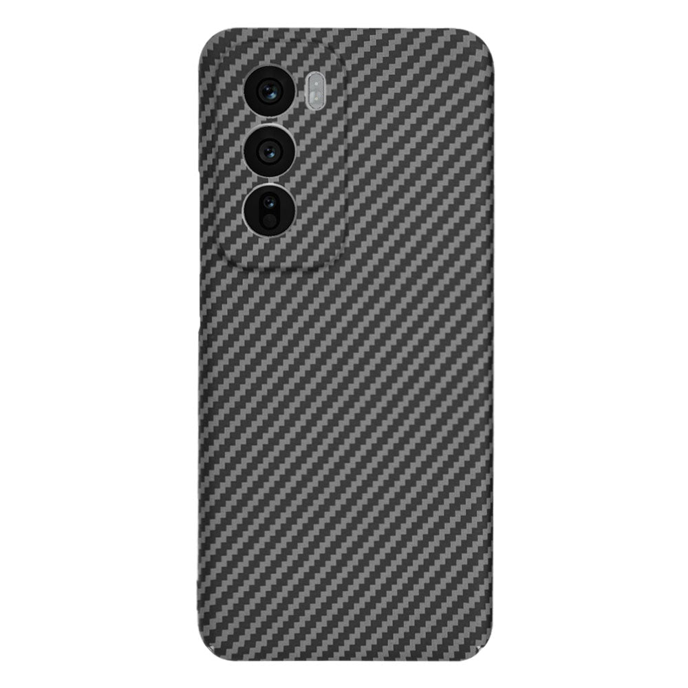 Puzdro pre Oppo Reno12, Techsuit, Carbonite FiberShell, Čierne