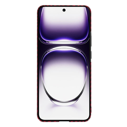 Puzdro na Oppo Reno12, Techsuit, Carbonite FiberShell, Červené