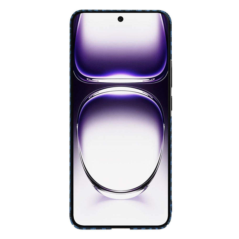 Puzdro pre Oppo Reno12, Techsuit, Carbonite FiberShell, Tyrkysové