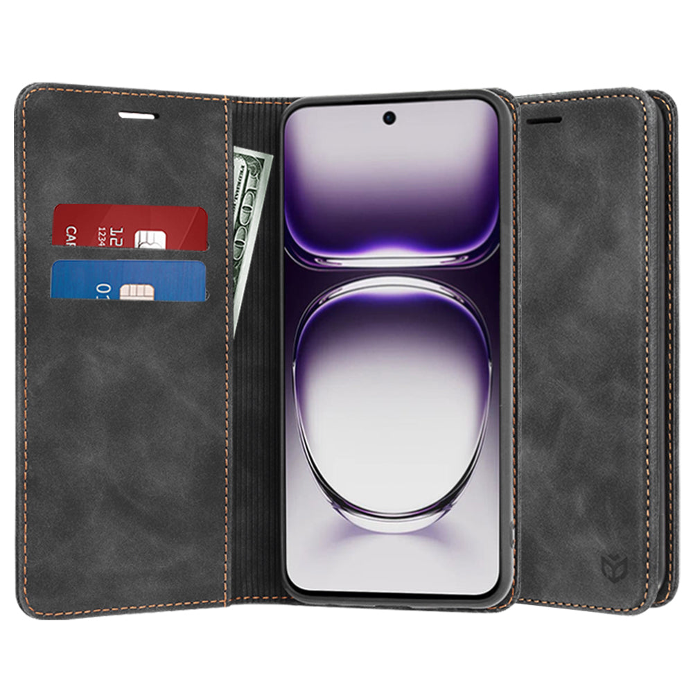 Puzdro pre Oppo Reno12, Techsuit, Confy, Čierne