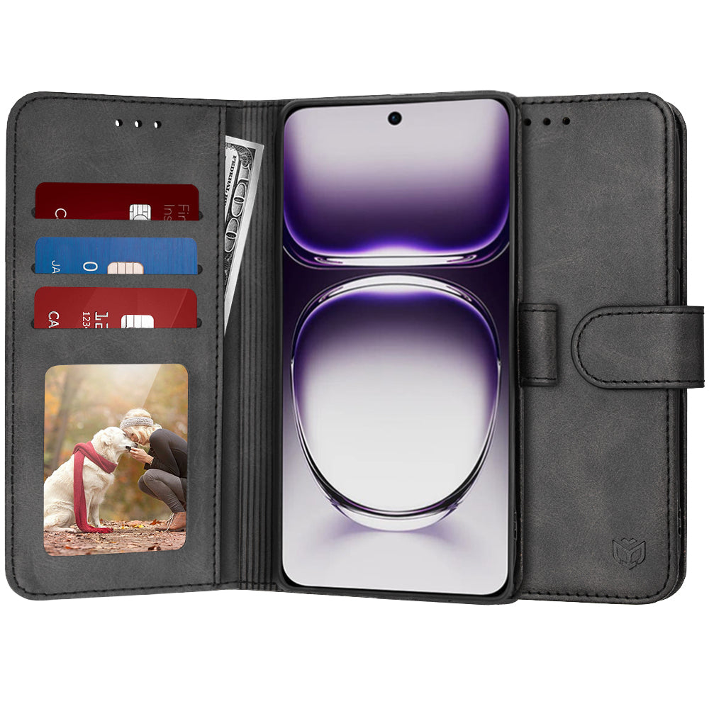 Puzdro pre Oppo Reno12, Techsuit, Diary Book, čierne