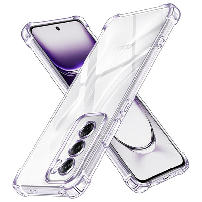 Obal na Oppo Reno12, Techsuit, nárazuvzdorný priehľadný, transparentný